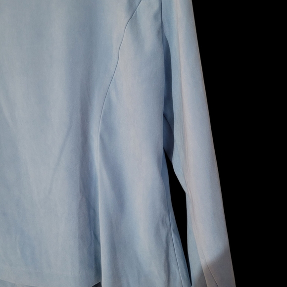Sag Harbor Sz 18 Light Blue Button Front Lined Blazer - Picture 6 of 8